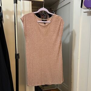 Forever 21 Rose Gold Knit Top